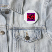QR Code® Gezegde: EENVOUDIGER VERWERKEN Ronde Button 5,7 Cm (In situ)