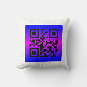 QR Code® Gezegde: HAPPY BIRTHDAY Kussen