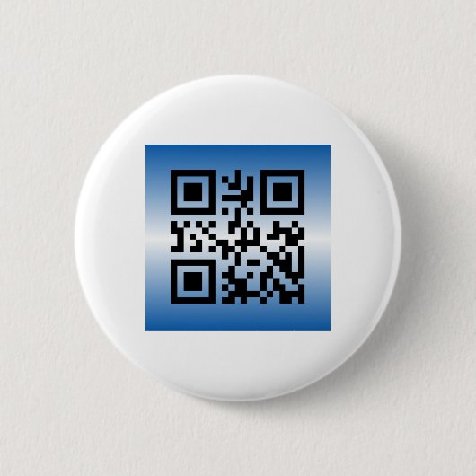 QR Code® Gezegde: HAPPY HANUKKAH Ronde Button 5,7 Cm (Voorkant)