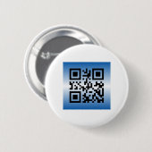 QR Code® Gezegde: HAPPY HANUKKAH Ronde Button 5,7 Cm (Voorkant /achterkant)