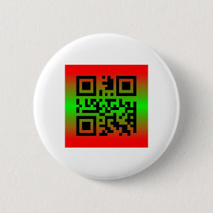 QR Code® Gezegde: HAPPY KWANZAA Ronde Button 5,7 Cm