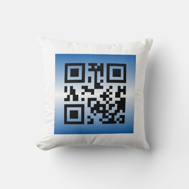 QR Code® Gezegde: HAPPY PASSOVER Kussen (Voorkant)