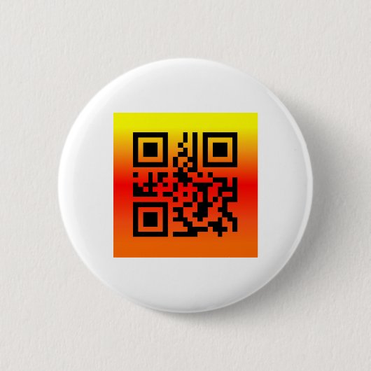 QR Code® Gezegde: HAPPY THANKSGIVING Ronde Button 5,7 Cm (Voorkant)