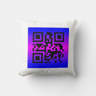 QR Code® Gezegde: HET IS EEN BOY Kussen