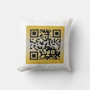 QR Code® Gezegde: HET NIEUWE JAAR VAN HET BEVEL Kussen