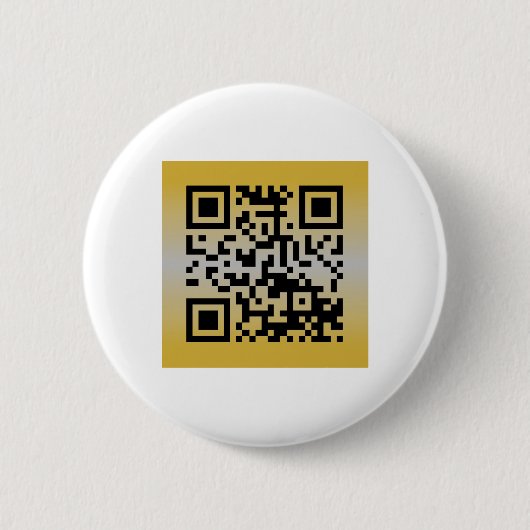 QR Code® Gezegde: HET NIEUWE JAAR VAN HET BEVEL Ronde Button 5,7 Cm (Voorkant)