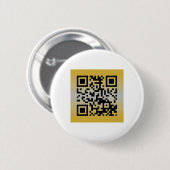 QR Code® Gezegde: HET NIEUWE JAAR VAN HET BEVEL Ronde Button 5,7 Cm (Voorkant /achterkant)