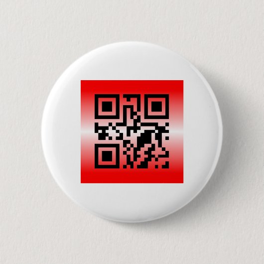 QR Code® Gezegde: Ik hou van je Ronde Button 5,7 Cm (Voorkant)