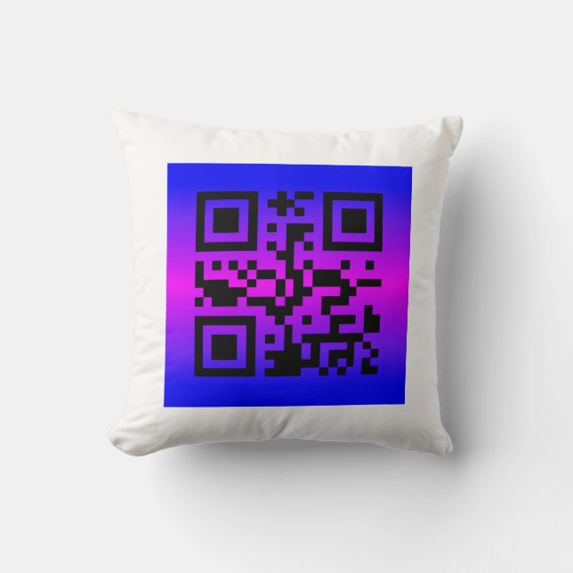 QR Code® Gezegde: IT'S TWINS Kussen (Voorkant)