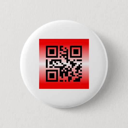 QR Code® Gezegde: JE WORDT GELATEN Ronde Button 5,7 Cm (Voorkant)