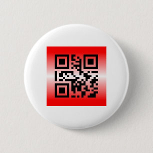 QR Code® Gezegde: JE WORDT GELATEN Ronde Button 5,7 Cm