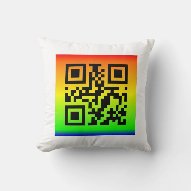 QR Code® Gezegde: JOY Kussen (Voorkant)