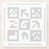 qr-code glazen onderzetter (Achterkant)