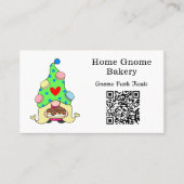 QR Code gnome Hometown Bakery White Visitekaartje (Voorkant)