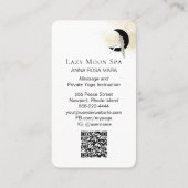 *~* QR-code GODDESS Woman op maan-Celsius Visitekaartje (Achterkant)