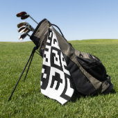 qr-code golfhanddoek (Groen)