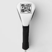 qr-code golfheadcover (Voorkant)