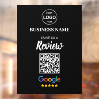 QR Code Google Reviewen Business Review Raamsticker