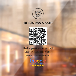 QR Code Google Reviewen Business Review Raamsticker