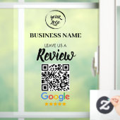 QR Code Google Reviewen Business Review Raamsticker (Huis)