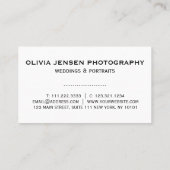 QR code gouden gradiënt verdeler Fotograaf Visitekaartje (Achterkant)