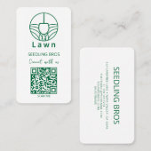 QR Code Grasmaaien Neem contact met ons op Visitekaartje (Voorkant / Achterkant)