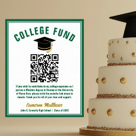 QR-code Green Afstuderen College Fund Poster