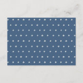 QR Code Green Blue Pine Forest Vods Weddenschap RS Informatiekaartje (Achterkant)