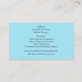 QR Code Grey Blue Swimming Pool Contractor   Visitekaartje (Achterkant)