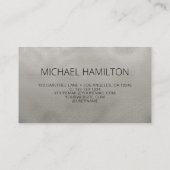 QR-code grijs Shimmer-Visitekaartje Visitekaartje (Achterkant)