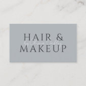QR-code haar en make-up neutraal Visitekaartje (Voorkant)