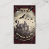 QR Code Halloween Foto's Website Dracula's Castle Informatiekaartje (Voorkant)