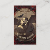 QR Code Halloween Foto's Website Romantisch Dracul Informatiekaartje (Voorkant)