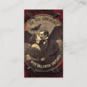 QR Code Halloween Kostuum Website Romantische Drac Informatiekaartje (Voorkant)