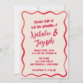 QR-code Hand geschreven kleurrijke vet foto vet Kaart (Voorkant)