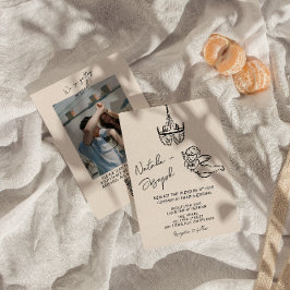 QR-code Hand getekend Geschreven Cupido Fotobruilo Kaart