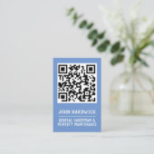 QR-code Handyman en eigendomsonderhoud Visitekaartje (Staand voorkant)