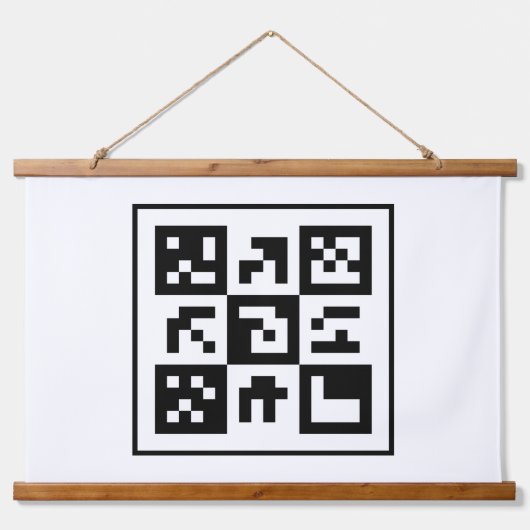 qr-code hangend wandkleed (Voorkant 3)