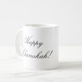 QR-code - Happy Chanukah! Koffiemok (Voorkant links)