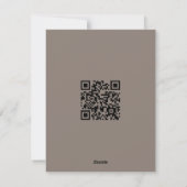 Qr-code Happy Paast Soft White Flame Feestdagenkaart (Achterkant)