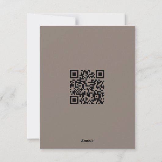 Qr-code Happy Paast Soft White Flame Feestdagenkaart (Achterkant)