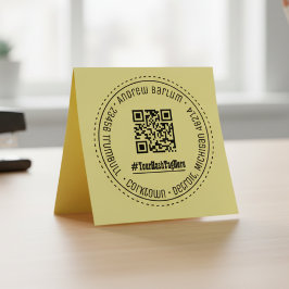 QR-code hashtag Adres zelf-inkend rubberstempel Zelfinktende Stempel