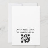 QR Code Heilige Koe Westerne Cowgirl Vrijgezellenf Kaart (Achterkant)