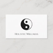 QR code Holistische Healer Wellness Yin Yang Visitekaartje (Voorkant)
