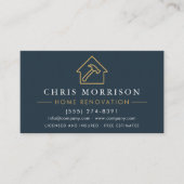 QR Code Home Renovation Repair Visitekaartje (Voorkant)