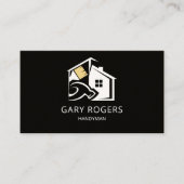 QR Code House Repair Handyman Visitekaartje (Voorkant)