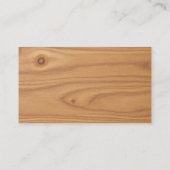 QR-code Hout Aannemer Klusjesman Gereedschap Logo Visitekaartje (Achterkant)