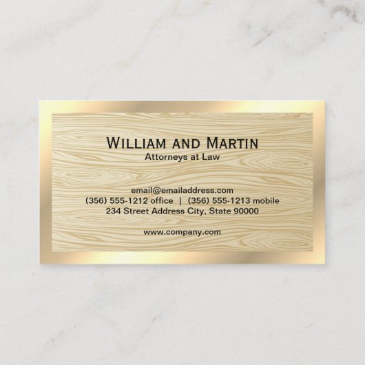 QR Code Hout Graan | Goudgrens Visitekaartje (Achterkant)