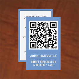 QR-code Houtconservering & Vastgoedverzorging Visitekaartje