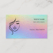 QR-code Huidverzorging & Schoonheidssalon Visitekaartje (Voorkant)